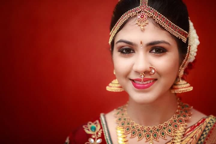 South Indian Bridal Makeup look